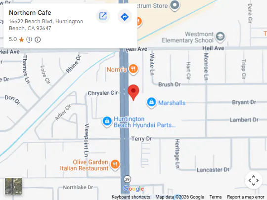 Location, 16622 Beach Blvd, Huntington Beach, CA 92647